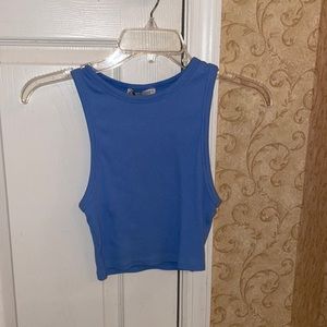 Bright blue Zara tank